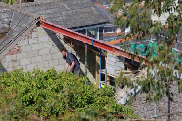 23 April 2020 - 14:49:37
The roof replacement project below us continues apace.
----------------------
Dartmouth South Town construction
